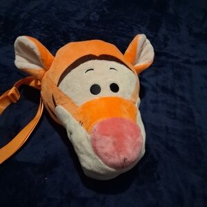 Disney Tigger Plush Crossbody Bag - Orange Pink Cream
